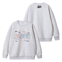 JIN Happy Printed Thin Hoodie Jacket