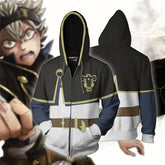 Men's Anime 3D Printed Cosplay Zip Hoodie