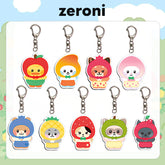 KPOP Cartoon Fruit Zeroni Keychain Bag Pendant