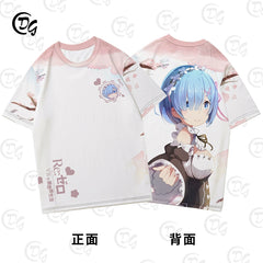 Men's and Women's Anime Short-sleeved T-shirt