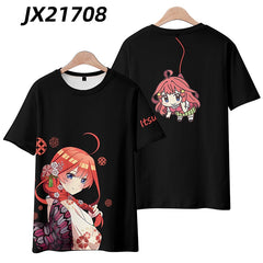 Nakano Short-sleeved Cosplay T-shirt