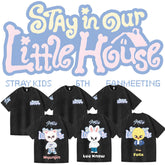 Cute STAY in Our Little House Print Washed Tee