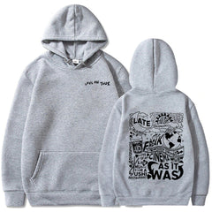 Unisex Letter Casual Pullover Hoodie