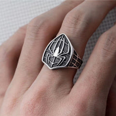 Retro Spider Shape Comic Ring