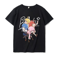 Anime Bocchi Printed Short Sleeve T-shirt