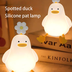 Adorable Cottagecore LED Squishy Duck Lamp