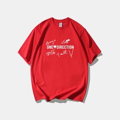 1D Signature Short Sleeve Crew Neck T-Shirt