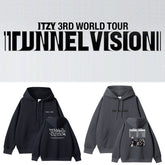 TUNNEL VISION Tour Pullover Zipper Hoodie