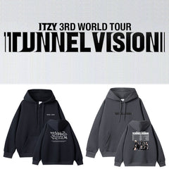 TUNNEL VISION Tour Pullover Zipper Hoodie