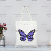 Olivia Printed Canvas Shoulder Tote Bag