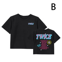 KPOP ReadyToBe Letter Short-sleeved T-shirt