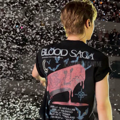 EN- BloodSaga North American TOUR Printed Top