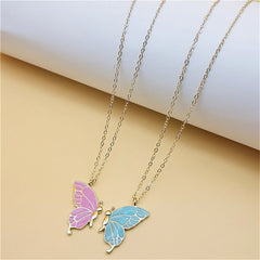 Niche Butterfly Friendship Necklace