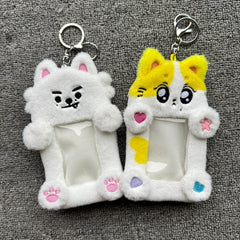ENCHIN Plush Card Holder Keychain