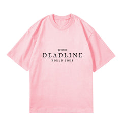 KPOP BP Logo Print Short-sleeved T-shirt