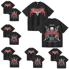 KPOP Evil Skz Print Summer Short Sleeve Tee