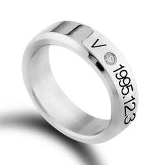 KPOP Name Logo Ring Jewelry