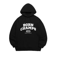 Casual Seungmin BORN CHAMPS Printed Hoodie