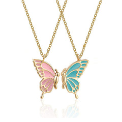 Niche Butterfly Friendship Necklace