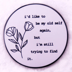 Taylor Lyrics Brooch Badge