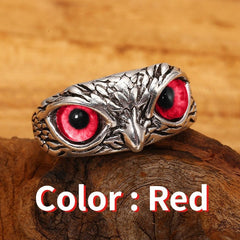 Adjustable Eyes Owl Ring