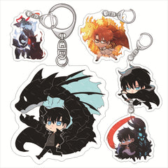 Cute Anime Acrylic Keychain