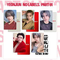 TXT NO LABELS: PART 01 Photocard 5PCS