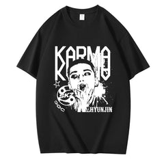 Kpop Karma Graphic Print Short Sleeve T-Shirt