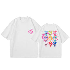 Twice Doll Logo Print Short-sleeved T-shirt