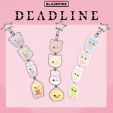 BP "DEADLINE" Cartoon Acrylic Keychain