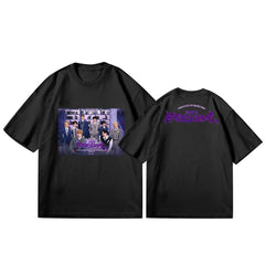 Versatile KPOP Printed Short-sleeved T-shirt