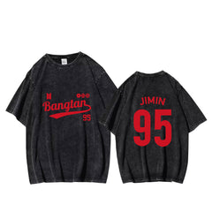 BANGTAN ARIRANG Leisure Sports Washed T-Shirt