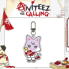 ANITEEZ Cartoon Keychain Pendant Set