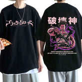 Unisex Anime Pattern Print T-Shirt