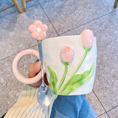 Tulip 3D Ceramic Mug