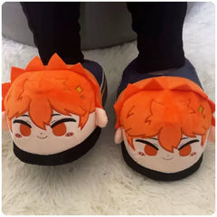 Hinata Kageyama Kenma Plush Doll Cotton Slippers