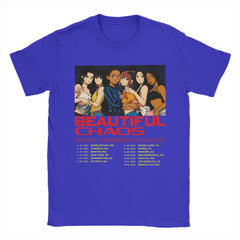 Kpop Beautiful Chaos Graphic Print Cotton T-shirt