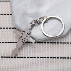 Tvd Cross Keychain Pendant