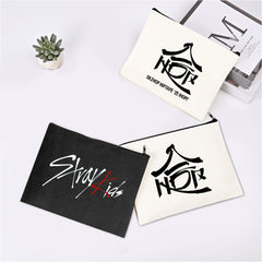 Kpop HOP Logo Canvas Stationery Bag