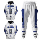 Unisex Chic R2-D2 3D Printed Cosplay Hoodie