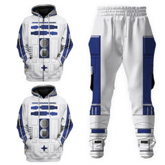 Unisex Chic R2-D2 3D Printed Cosplay Hoodie