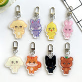 KPOP Cartoon Double-sided Keychain Pendant