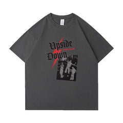 CHANYEOL UpsideDown Short-sleeved T-shirt