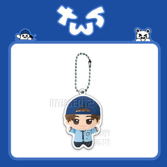TWS Plush Doll Acrylic Pendant Set