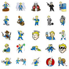 50 Fallout Game Graffiti Stickers