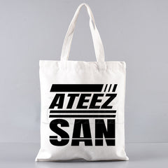 Say My Name Printed Canvas Tote Bag