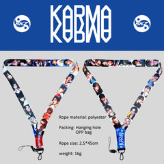SKZ Album KARMA Lanyard Rope Pendant