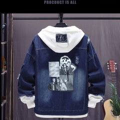 BTS Arirang World Tour Theme Hooded Denim Jacket