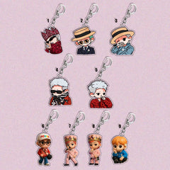 GD Cartoon Pendant Acrylic Keychain