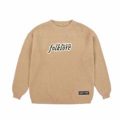 Taylor Folklore Oversized Crew Neck Sweater
